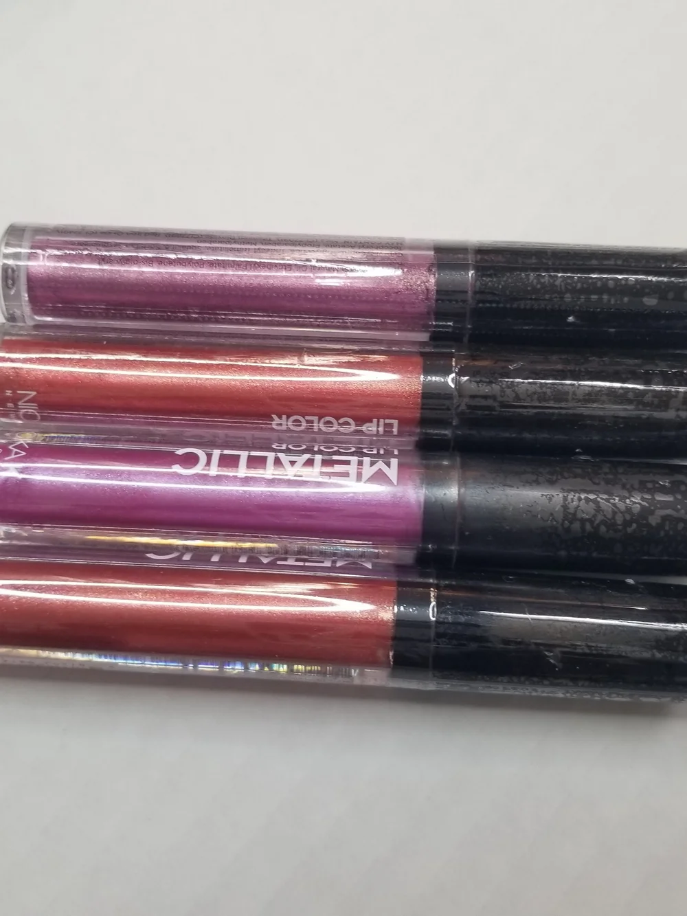 Metallic Lip Color Set - Purple & Pink Metallic Shades  Brand Name  NICKAK.